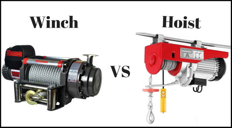 تفاوت بین وینچ (winch) و هویست (hoist) در چیست؟